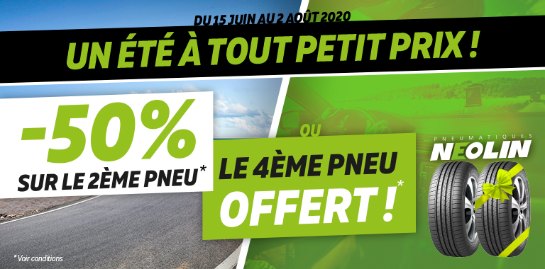 OFFRE PNEUS ETE 2020